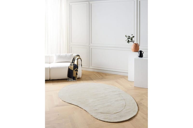 Tæppe Masso - Beige - Tekstiler - Tæpper - Moderne tæppe - Viskosetæpper & kunstsilketæpper