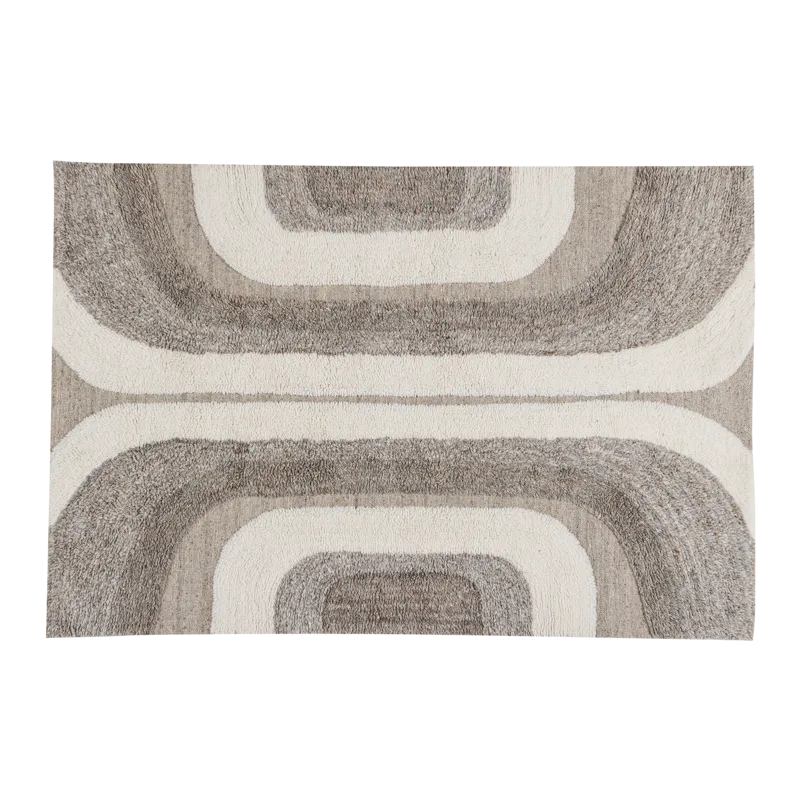 Tæppe Moro 170×240 cm, Grå/Hvid