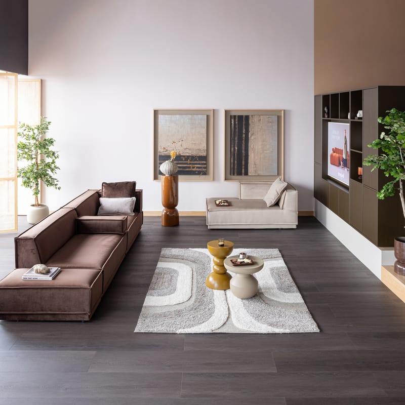 Tæppe Moro 170×240 cm - Grå/Hvid - Tekstiler - Tæpper - Moderne tæppe - Uldtæppe