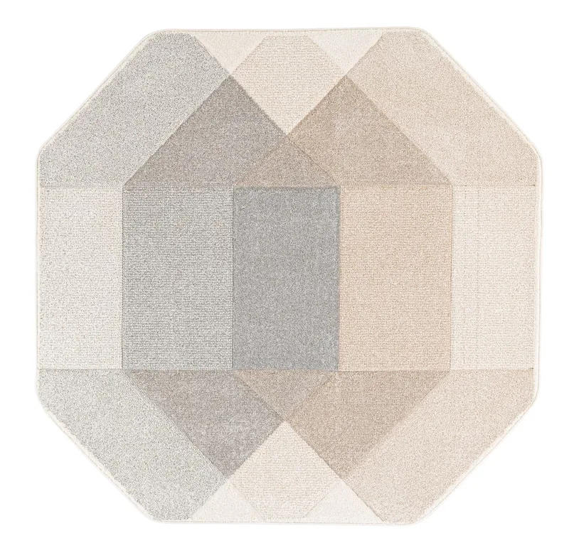 Tæppe Navon Carved 100x150 cm, Grå/Beige