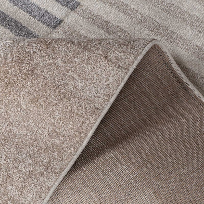 Tæppe Navon Carved 200x285 cm - Grå/Beige - Tekstiler - Tæpper - Moderne tæppe - Wiltontæpper