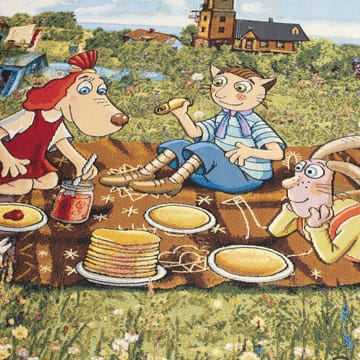 Tæppe Relvi 120x180 cm - Grøn - Tekstiler - Tæpper - Moderne tæppe - Wiltontæpper