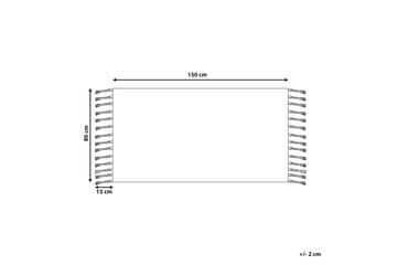 Tæppe Tabiat - 80x150 cm - Tekstiler - Tæpper - Fladvævet tæppe