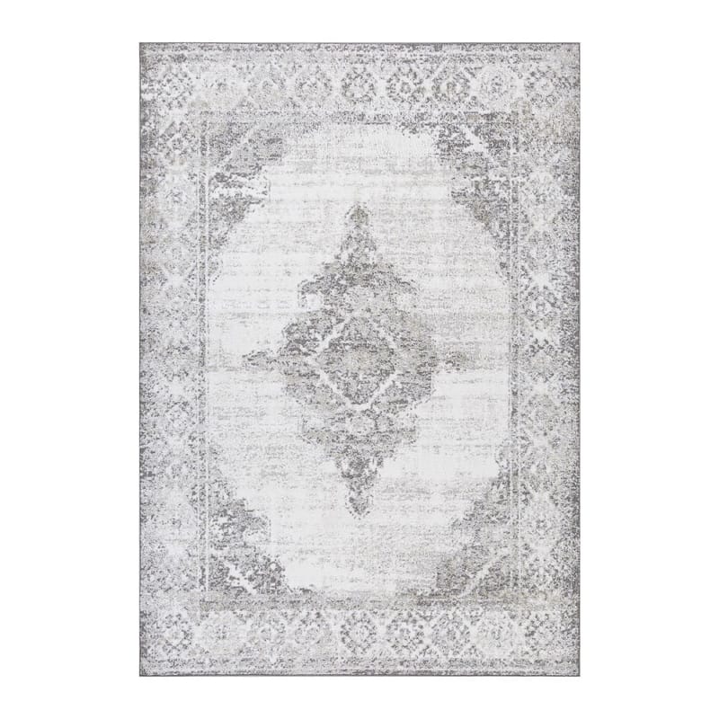 Tæppe Vanor 200x285 cm, Hvid/Grå