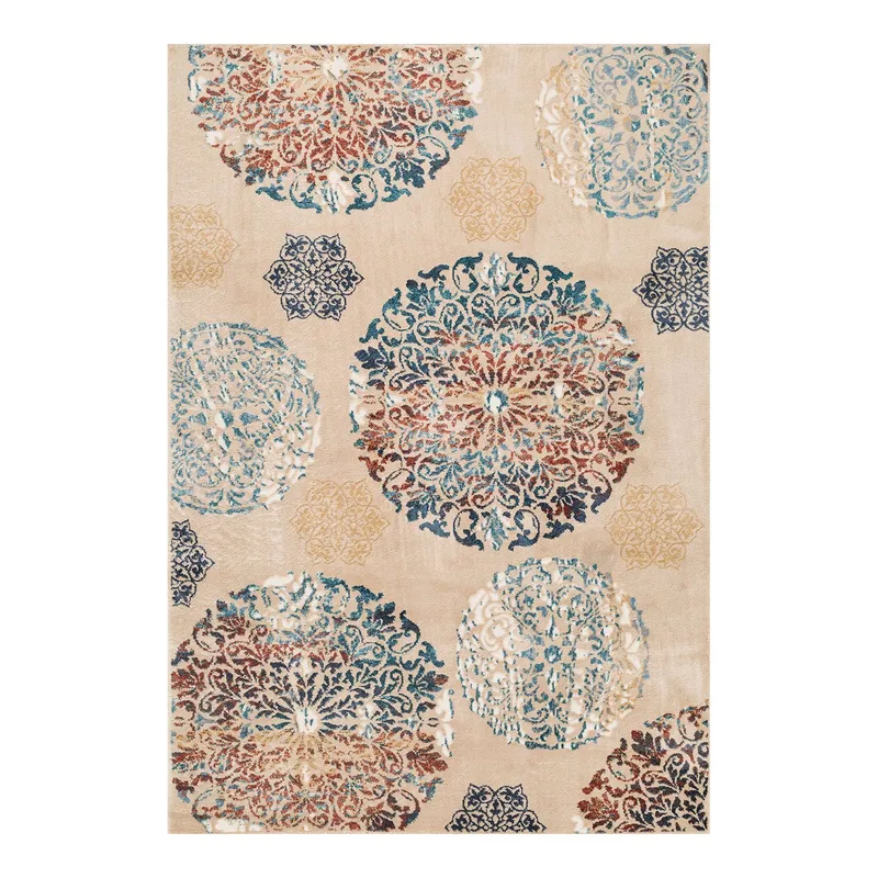 Tæppe Velon 133x190 cm, gylden/beige