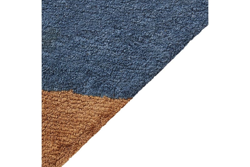 Tæppe Xuluf - Brun, Blå - Tekstiler - Tæpper - Moderne tæppe - Bomuldstæpper