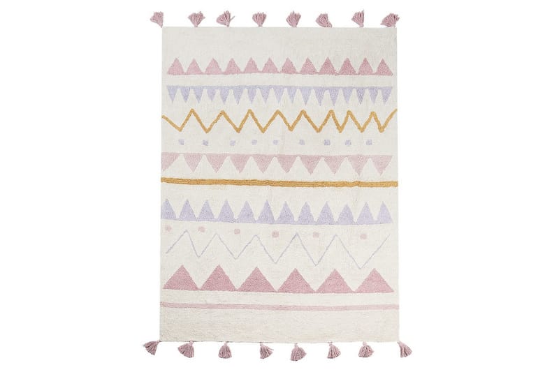 Tæppe Zaysan, Beige, lyserød, lilla, gul