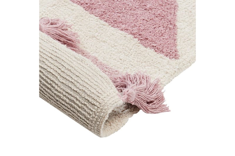Tæppe Zaysan - Beige, lyserød, lilla, gul - Tekstiler - Tæpper - Moderne tæppe - Bomuldstæpper