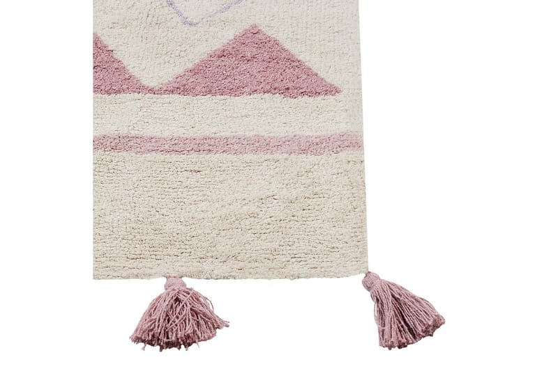 Tæppe Zaysan - Beige, lyserød, lilla, gul - Tekstiler - Tæpper - Moderne tæppe - Bomuldstæpper
