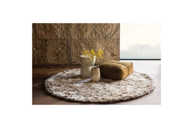 Tæppe Praline - Nougat - Tekstiler - Tæpper - Moderne tæppe - Uldtæppe