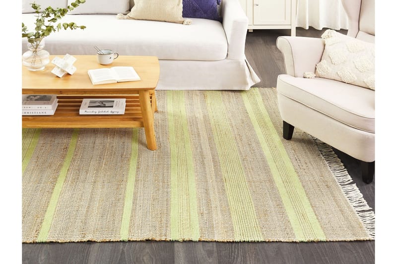 Talpur Jutetæppe 160x230 cm - Beige - Tekstiler - Tæpper - Moderne tæppe - Sisaltæpper