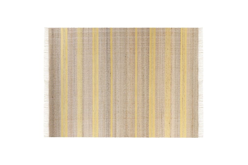 Talpur Jutetæppe 160x230 cm - Gul - Tekstiler - Tæpper - Moderne tæppe - Sisaltæpper