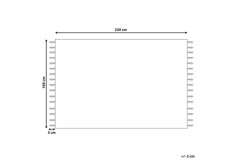 Talpur Jutetæppe 160x230 cm - Gul - Tekstiler - Tæpper - Moderne tæppe - Gangmåtter