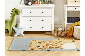 Tangse Bomuldstæppe 80x150 cm - Gul - Tekstiler - Børnetekstiler - Børnetæpper
