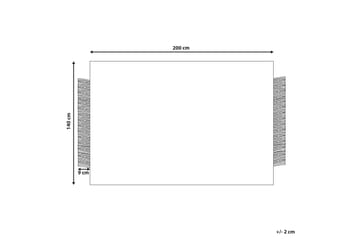 Tatlisu Uldtæppe 140x200 cm - Grå - Tekstiler - Tæpper - Moderne tæppe - Uldtæppe