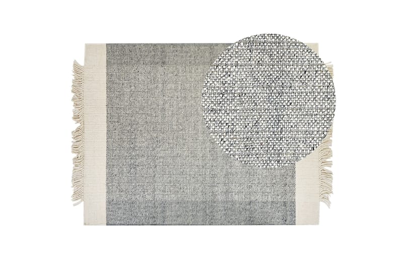 Tatlisu Uldtæppe 160x230 cm - Grå - Tekstiler - Tæpper - Moderne tæppe - Uldtæppe