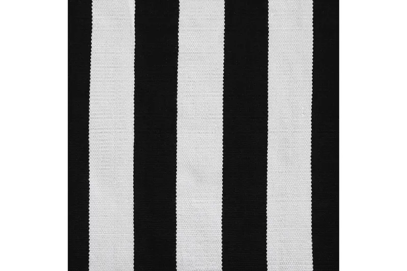 Tavas Ryetæppe 80x150 cm - Sort/hvid - Tekstiler - T æpper - Moderne tæppe - Ryatæpper