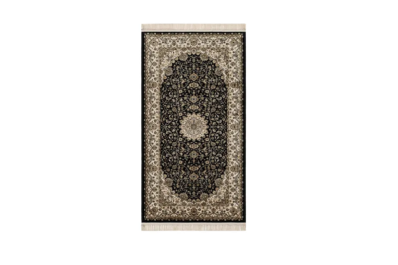 Teheran Wiltontæppe Rektangulær 80x150 cm, Sort