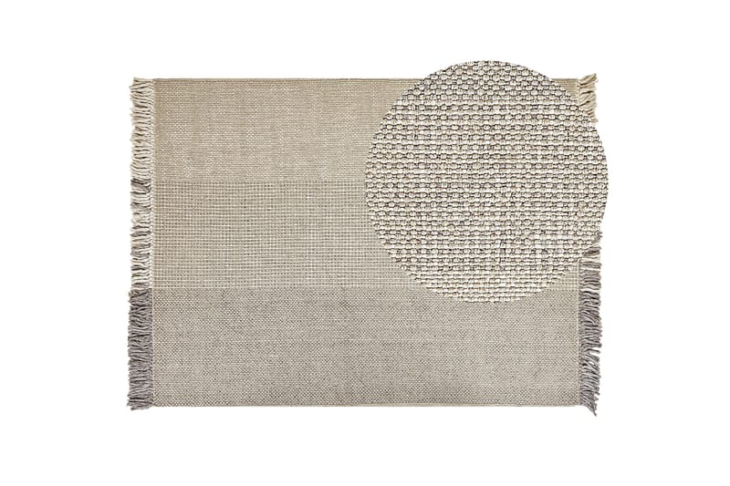 Tekeler Uldtæppe 160x230 cm - Grå - Tekstiler - Tæpper - Moderne tæppe - Uldtæppe