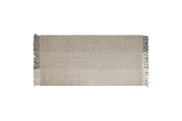 Tekeler Uldtæppe 80x150 cm - Grå - Tekstiler - Tæpper - Moderne tæppe - Uldtæppe