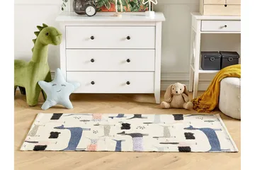 Temiaj Bomuldstæppe 80x150 cm - Beige - Tekstiler - Børnetekstiler - Børnetæpper