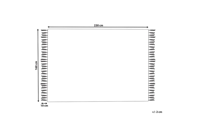 Terkos Jutetæppe 160x230 cm - Beige - Tekstiler - Tæpper - Moderne tæppe - Sisaltæpper