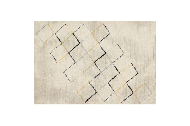 Tezpur Bomuldstæppe 140x200 cm, Beige