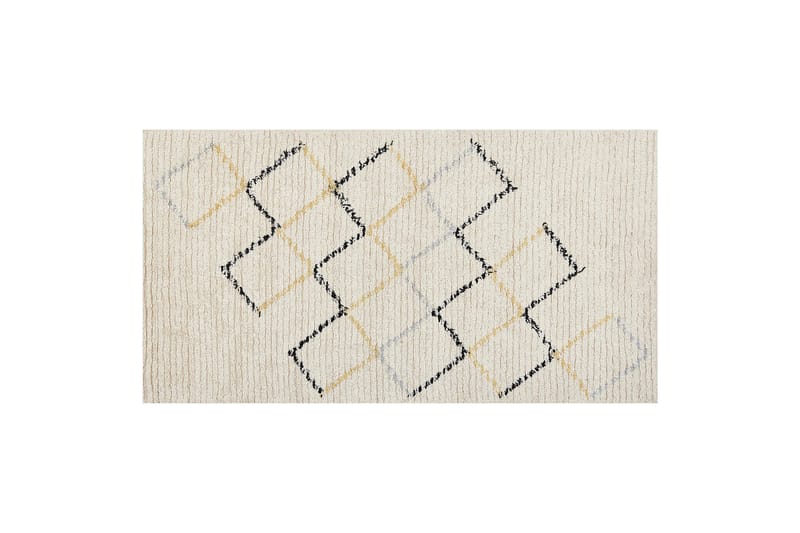 Tezpur Bomuldstæppe 80x150 cm, Beige