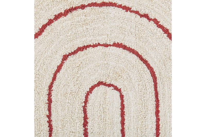 Tirupati Ryetæppe 80x150 cm - Beige - Tekstiler - Tæpper - Moderne tæppe - Ryatæpper