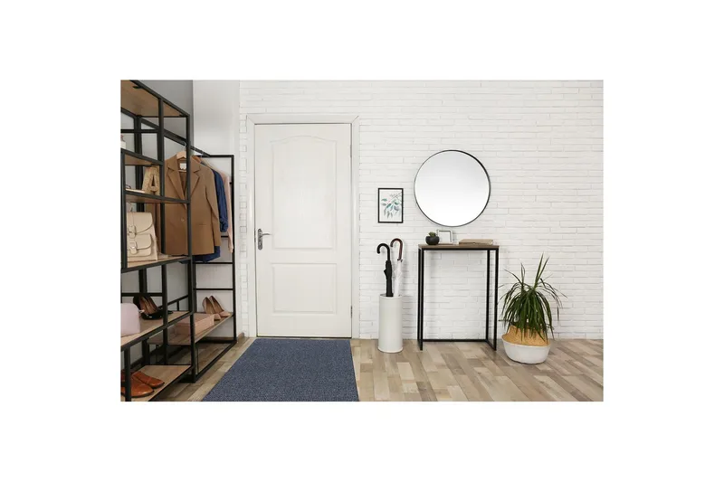 Titan Tufte tæppe 80x320 cm - Blå - Tekstiler - Tæpper - Moderne tæppe - Wiltontæpper