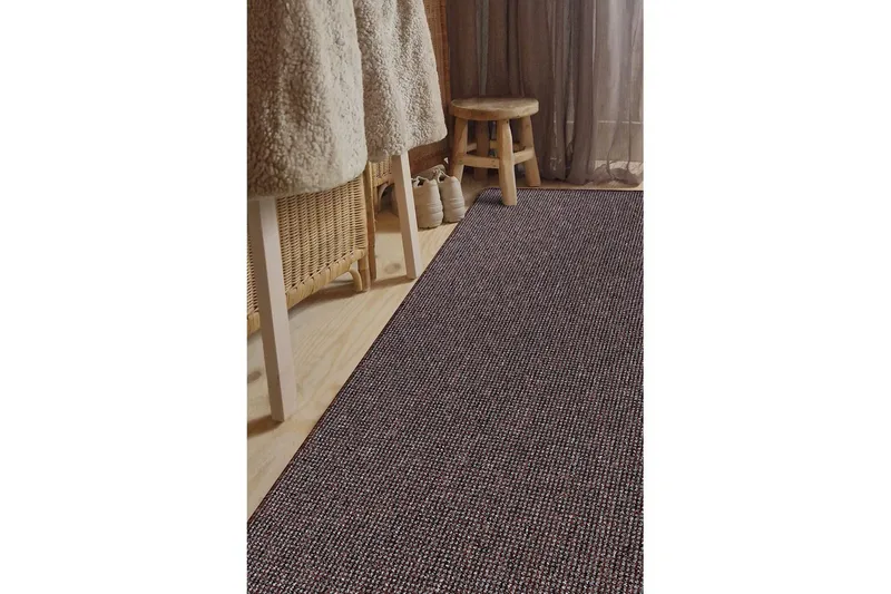 Titan Tufte tæppe 80x500 cm - Rød - Tekstiler - Tæpper - Moderne tæppe - Wiltontæpper