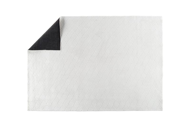 Todd Plastmåtte 200x290 cm - Hvit - Tekstiler - Tæpper - Moderne tæppe - Bomuldstæpper
