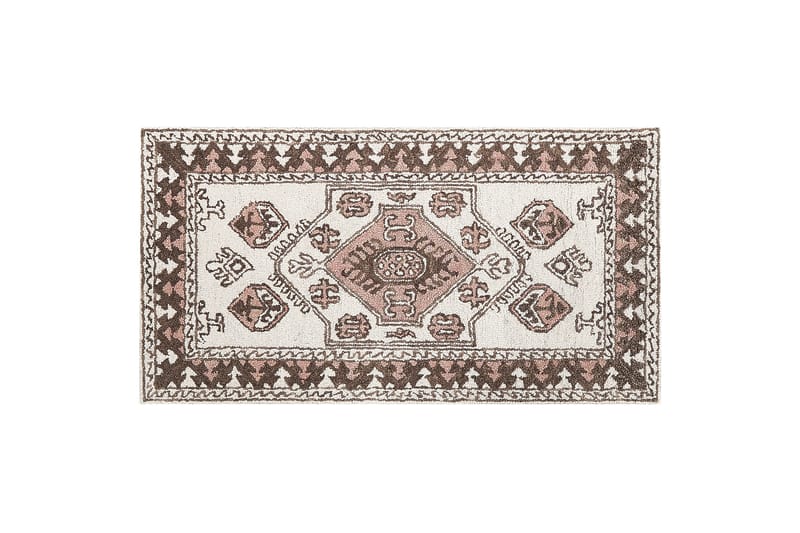 Tomarza Uldtæppe 80x150 cm, Brun