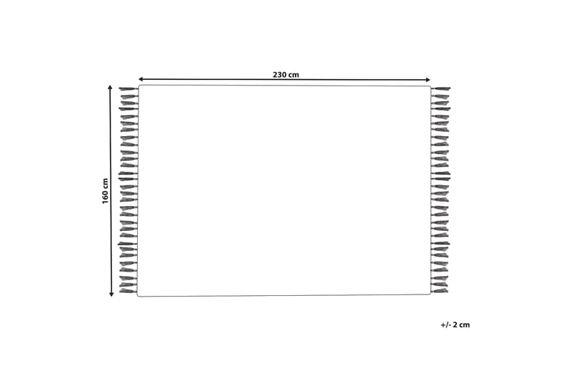 Tonya Uldtæppe 160x230 cm - Grå - Tekstiler - Tæpper - Moderne tæppe - Uldtæppe