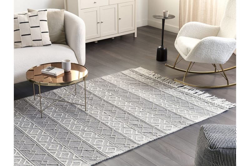 Tonya Uldtæppe 160x230 cm, Grå