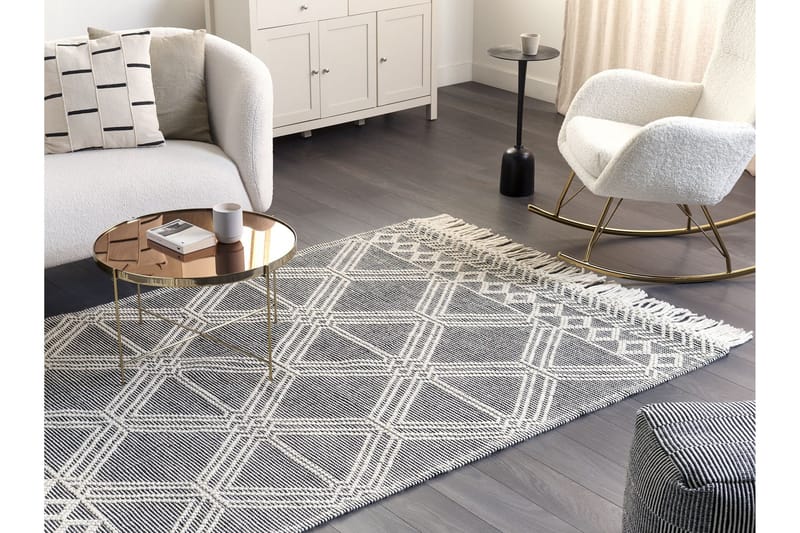 Toprakkale Uldtæppe 160x230 cm, Grå