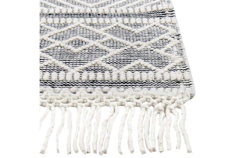 Toprakkale Uldtæppe 160x230 cm - Grå - Tekstiler - Tæpper - Moderne tæppe - Uldtæppe