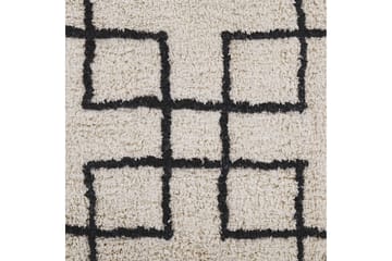 Turhal Ryetæppe 160x230 cm - Beige - Tekstiler - Tæpper - Moderne tæppe - Bomuldstæpper