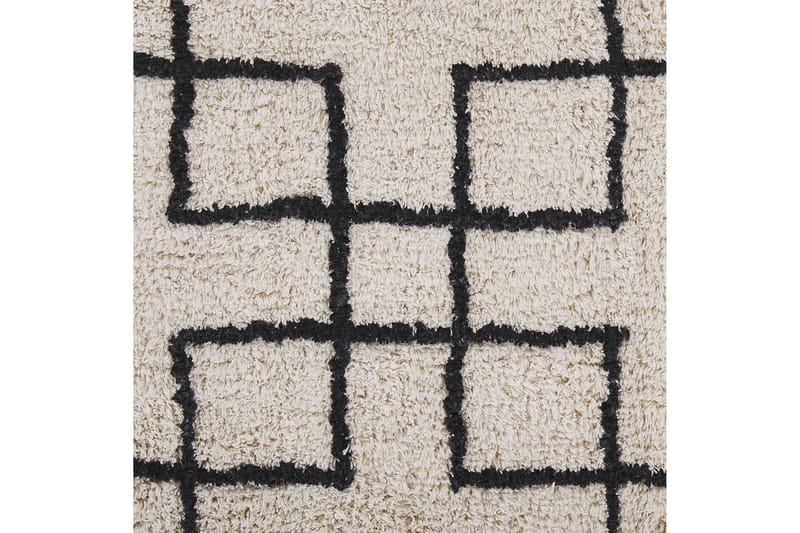 Turhal Ryetæppe 80x150 cm - Beige - Tekstiler - Tæpper - Moderne tæppe - Bomuldstæpper
