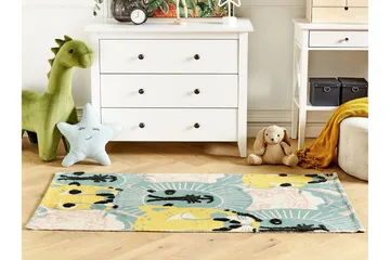 Tutut Bomuldstæppe 80x150 cm - Blå - Tekstiler - Børnetekstiler - Børnetæpper