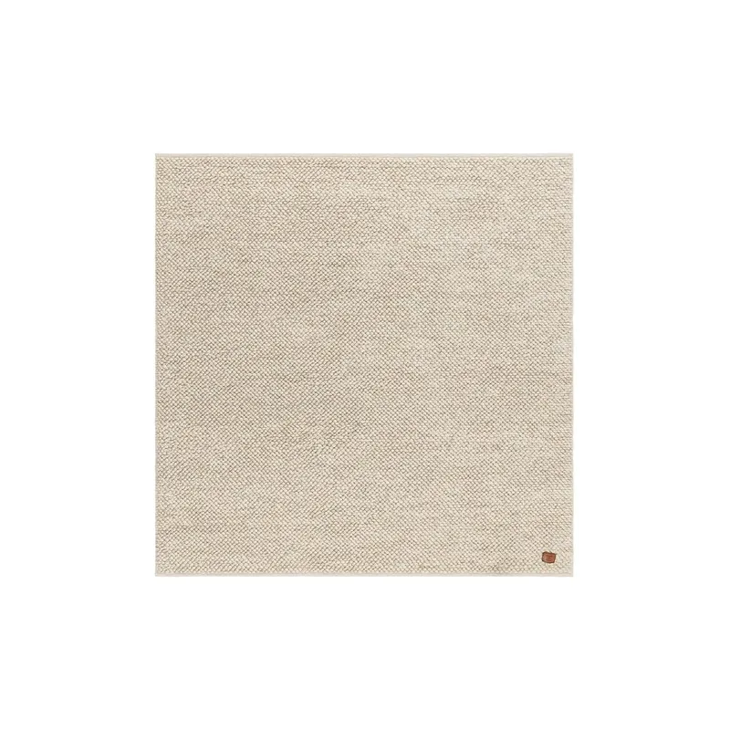 Uldmåtte Bubble Kvadrat - 240x240 cm, sand - Tekstiler - Tæpper - Moderne tæppe - Uldtæppe