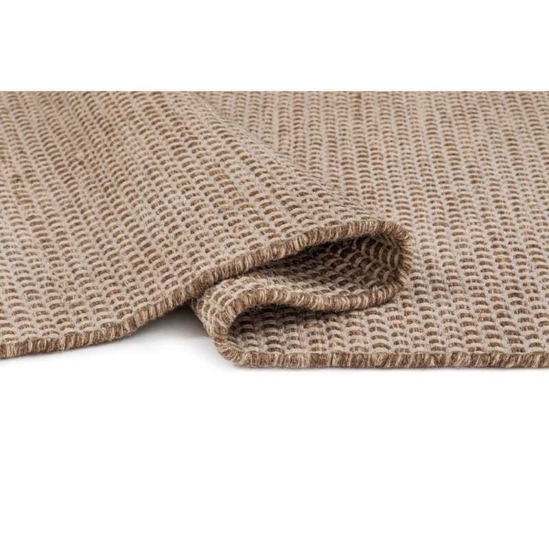 Uldmåtte Gotti - 140x200 cm, Mørkt linned - Tekstiler - Tæpper - Moderne tæppe - Uldtæppe