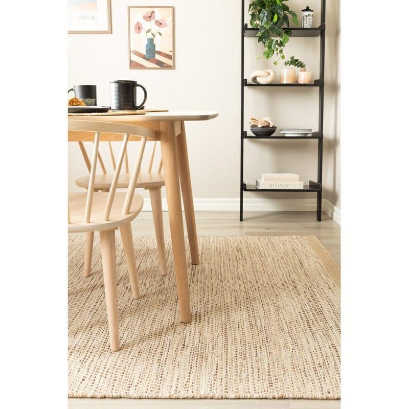 Uldmåtte Gotti - 140x200 cm, Natur - Tekstiler - Tæpper - Moderne tæppe - Uldtæppe