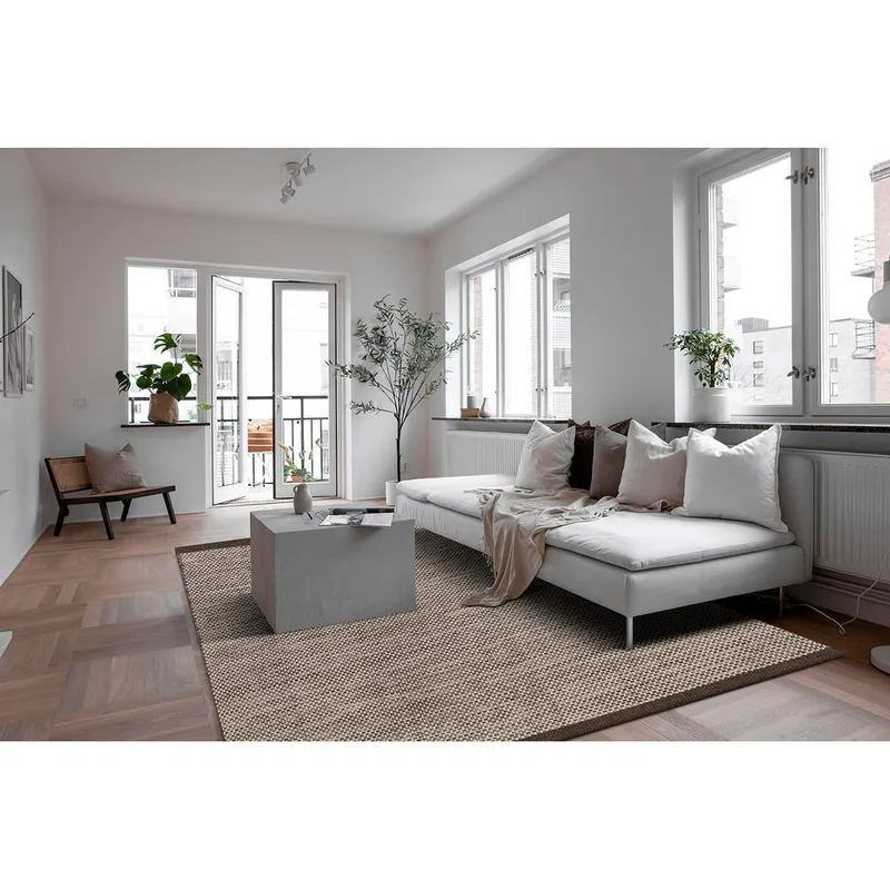 Uldmåtte Gotti - 160x230 cm, Grå - Tekstiler - Tæpper - Moderne tæppe - Uldtæppe