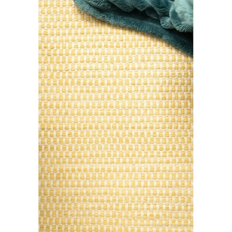 Uldmåtte Gotti - 160x230 cm, Gul - Tekstiler - Tæpper - Moderne tæppe - Uldtæppe