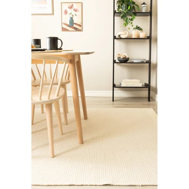 Uldmåtte Gotti - 200x300 cm, Hvid - Tekstiler - Tæpper - Moderne tæppe - Uldtæppe