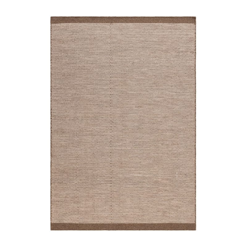 Uldmåtte Gotti - 200x300 cm, Mørkt linned - Tekstiler - Tæpper - Moderne tæppe - Uldtæppe