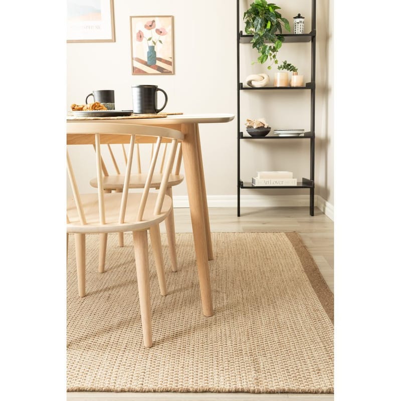 Uldmåtte Gotti - 240x340 cm, Mørkt linned - Tekstiler - Tæpper - Moderne tæppe - Uldtæppe