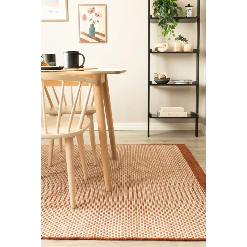 Uldmåtte Gotti - 240x340 cm, Terrakotta - Tekstiler - Tæpper - Moderne tæppe - Uldtæppe