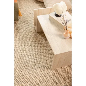 Uldtæppe Bubble - 200x300 cm, Sand - Tekstiler - Tæpper - Moderne tæppe - Uldtæppe